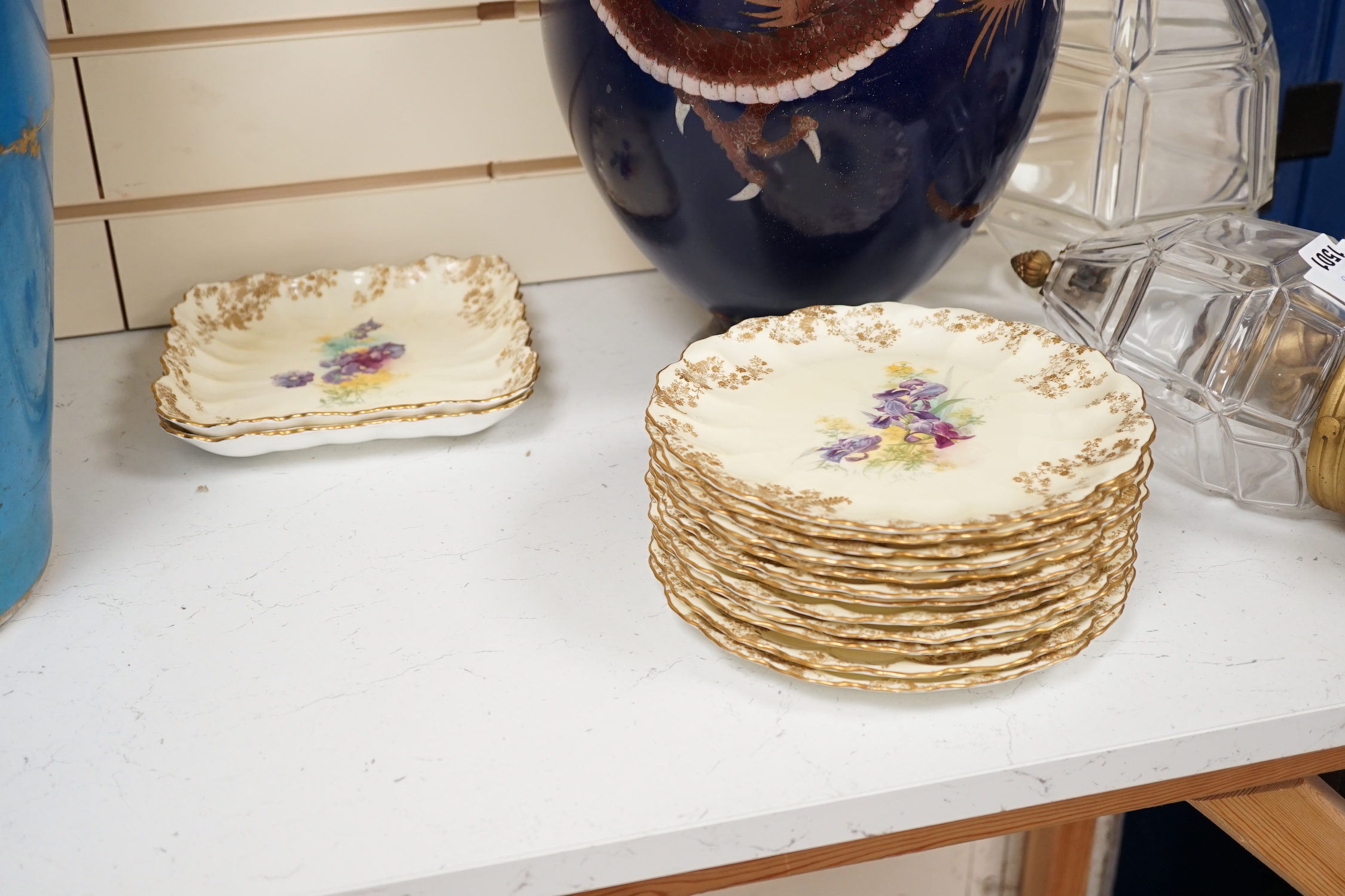 A Royal Doulton Burslem dessert service